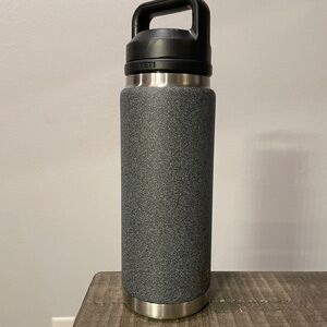 Yeti Rambler Limited Black Stone Color textured, gritty 26 oz Bottle w/ Chug Cap